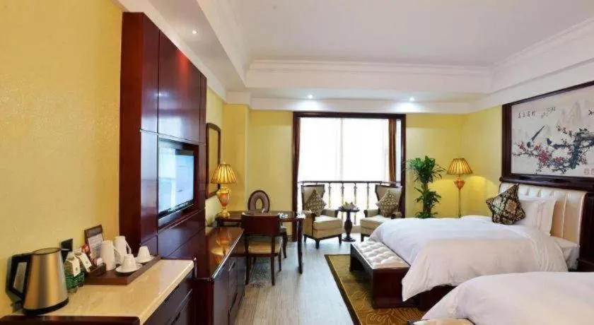 Bed in Wanjiale International Hotel