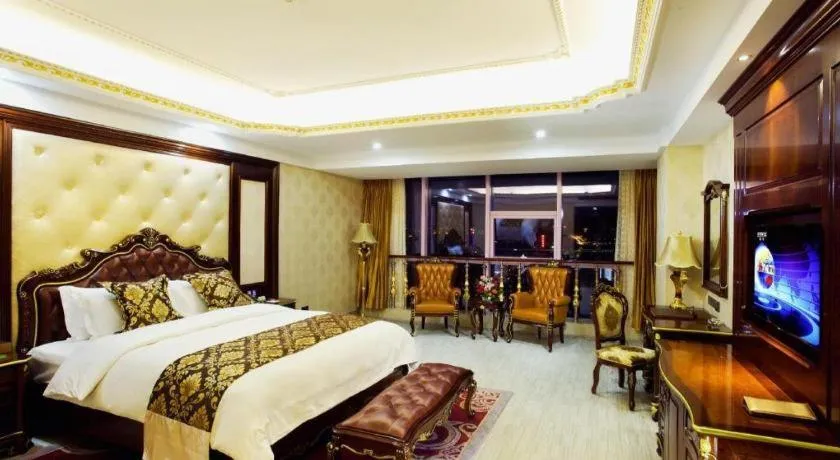 Bed in Wanjiale International Hotel