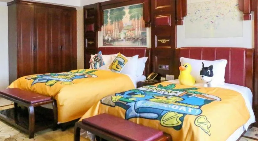 Bed in Wanjiale International Hotel