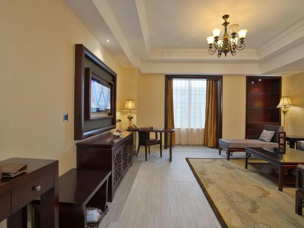 Bed in Wanjiale International Hotel