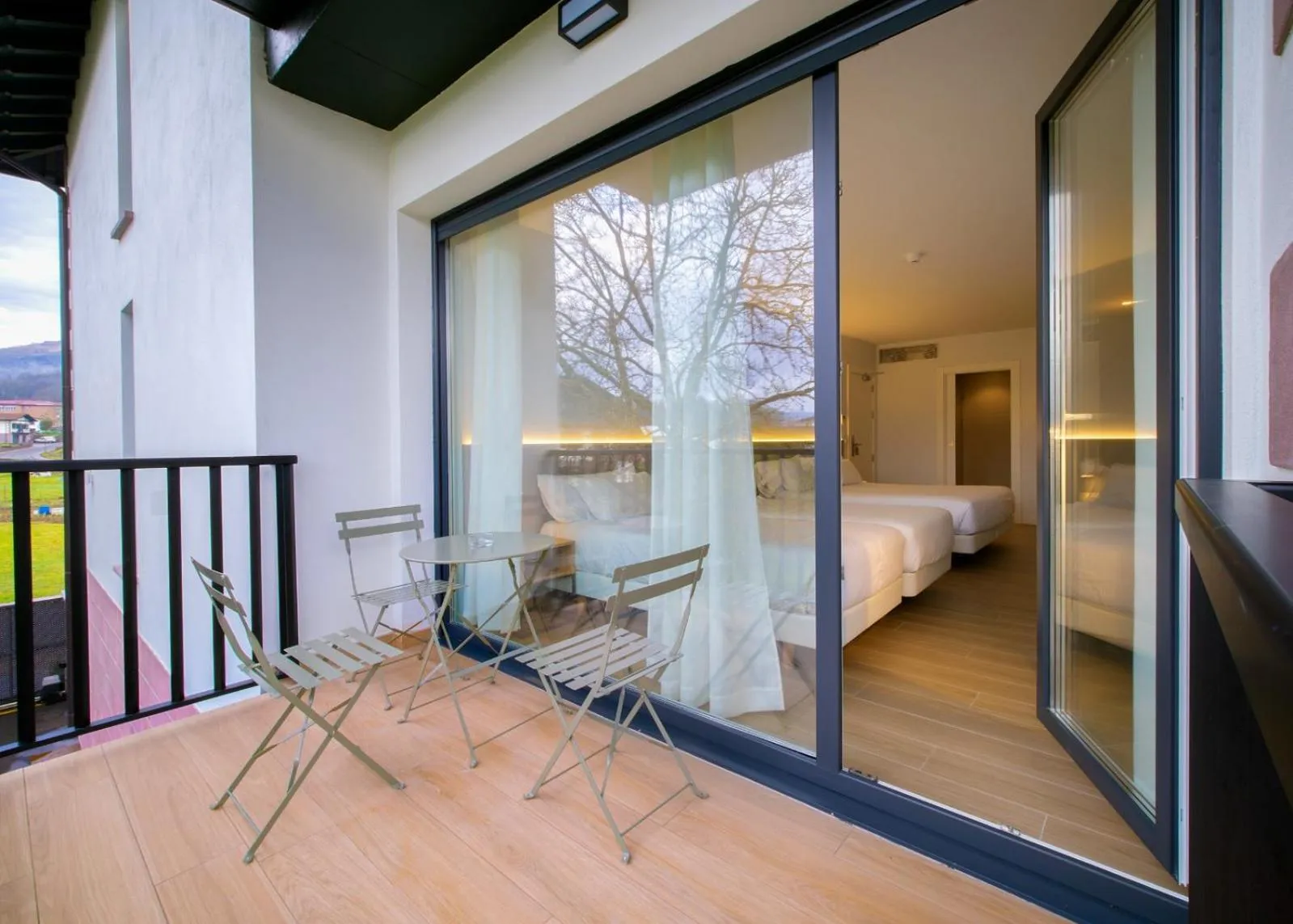 Bed in Hotel Trinkete