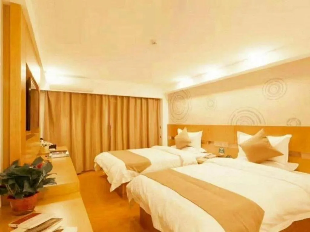 Bed in GreenTree Inn Heze Danxian Shangmaocheng Business Branch