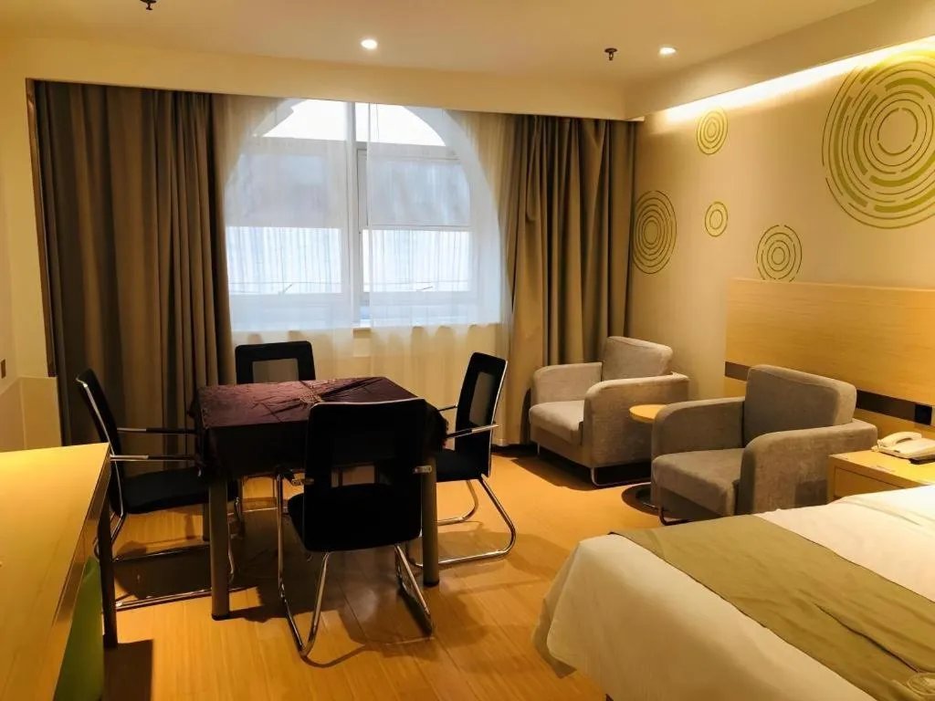 Bed in GreenTree Inn Heze Danxian Shangmaocheng Business Branch