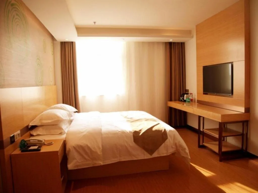 Bed in GreenTree Inn Heze Danxian Shangmaocheng Business Branch
