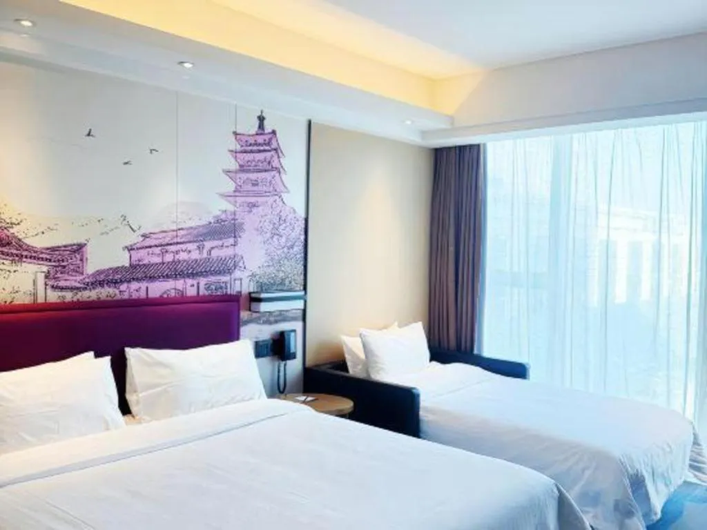 Bed in Hampton by Hilton Suzhou XiangCheng