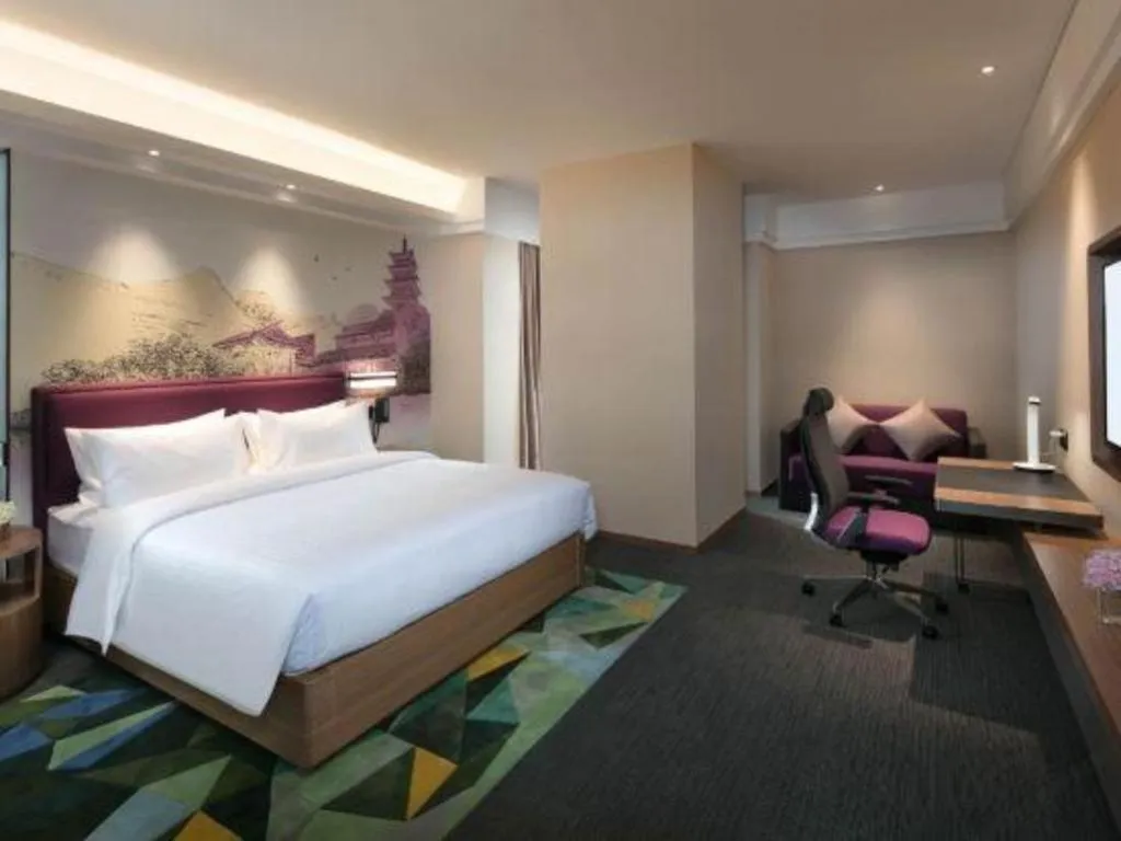 Bed in Hampton by Hilton Suzhou XiangCheng