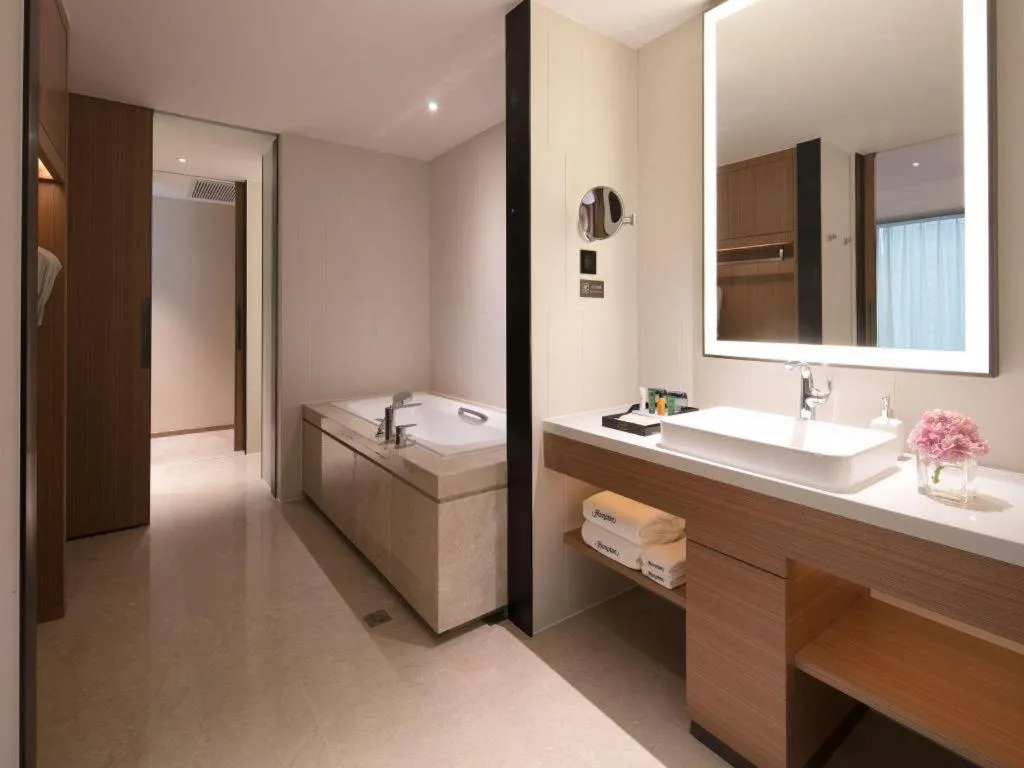 Bed in Hampton by Hilton Suzhou XiangCheng