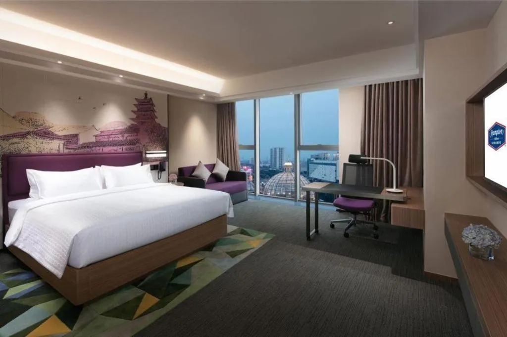 Bed in Hampton by Hilton Suzhou XiangCheng