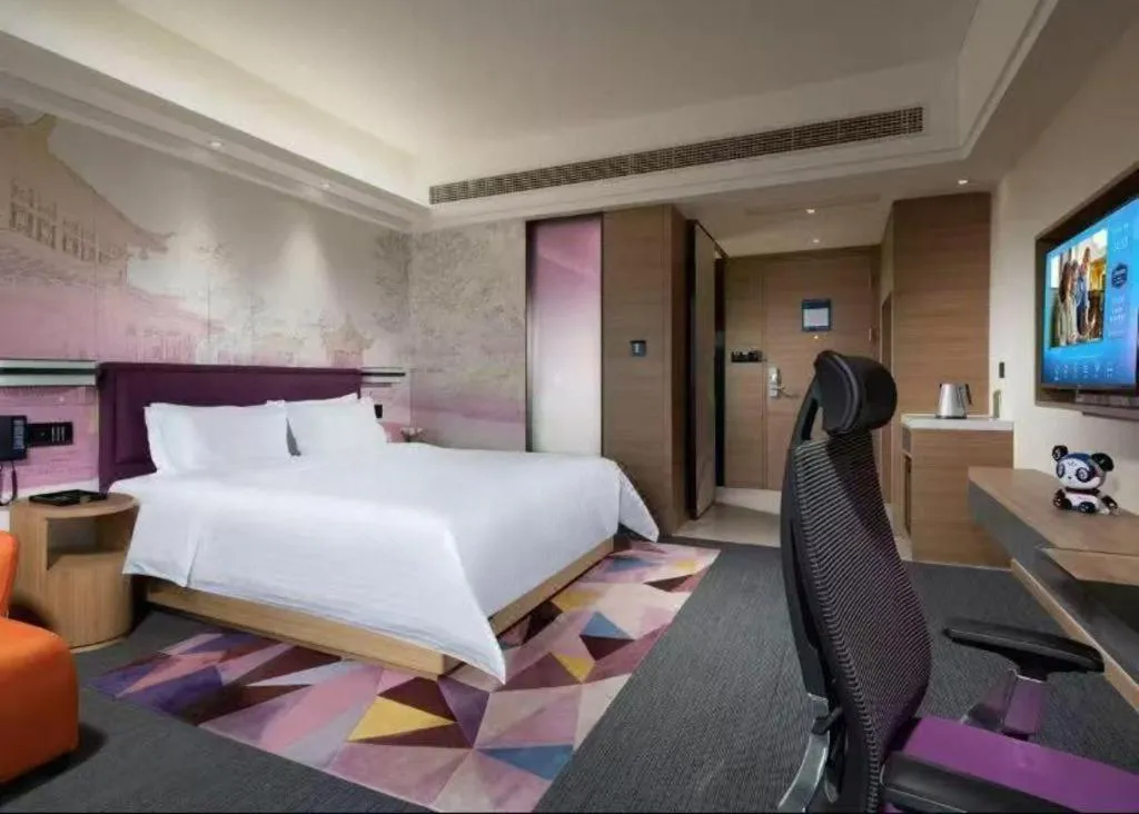Bed in Hampton by Hilton Suzhou XiangCheng
