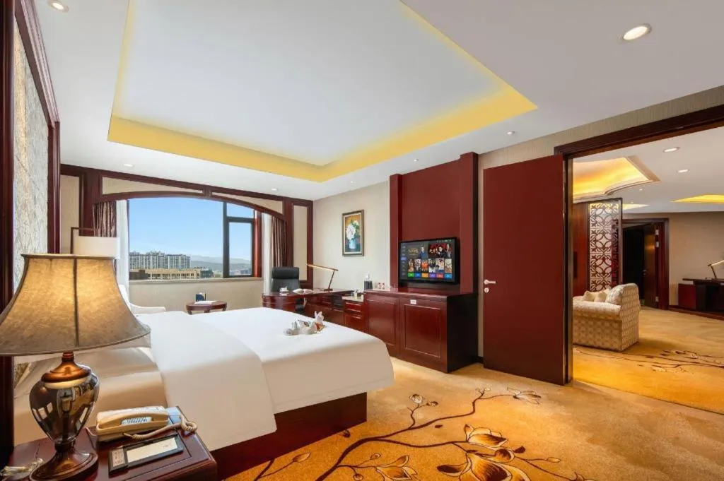 Bed in Taishun Xiangzhou New Century Hotel