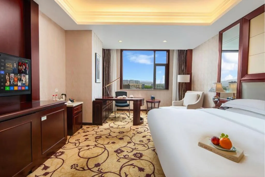 Bed in Taishun Xiangzhou New Century Hotel