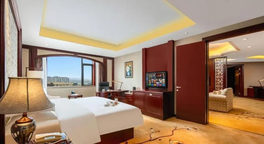 Bed in Taishun Xiangzhou New Century Hotel