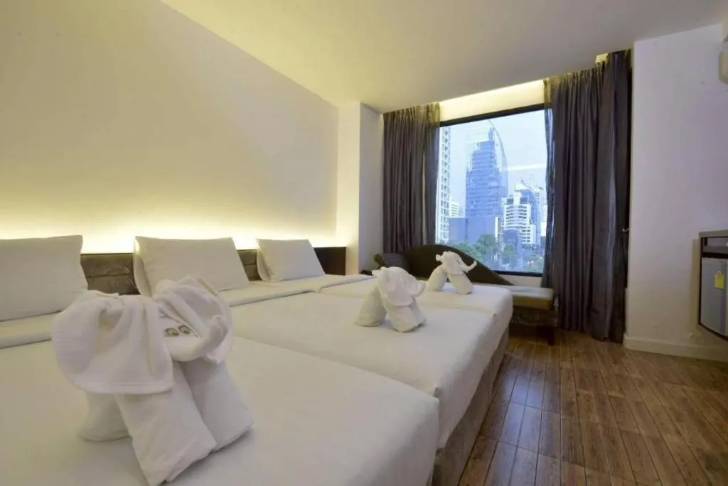 Bed in The Bangkok Venice Suite