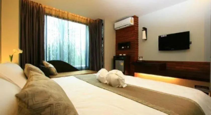 Bed in The Bangkok Venice Suite Bed in The Bangkok Venice Suite