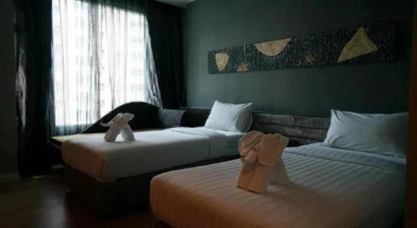 Bed in The Bangkok Venice Suite