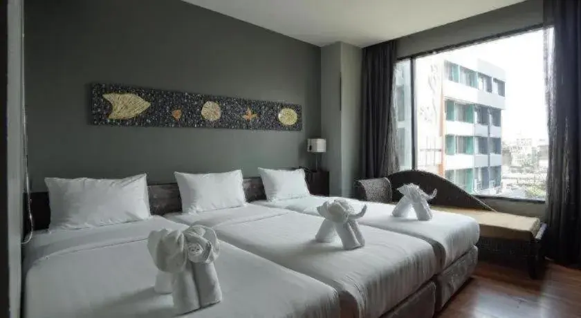 Bed in The Bangkok Venice Suite Bed in The Bangkok Venice Suite