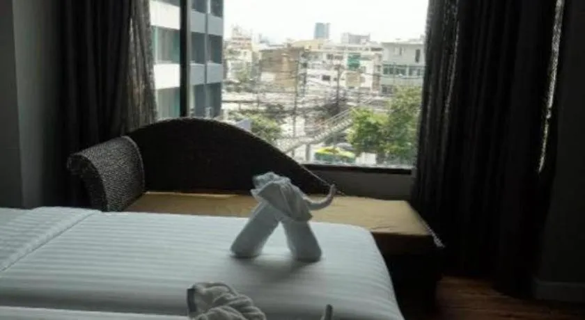 Bed in The Bangkok Venice Suite