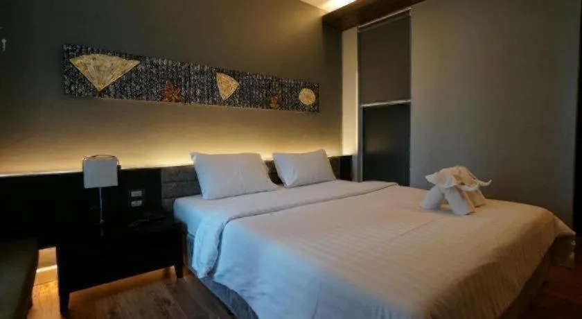 Bed in The Bangkok Venice Suite