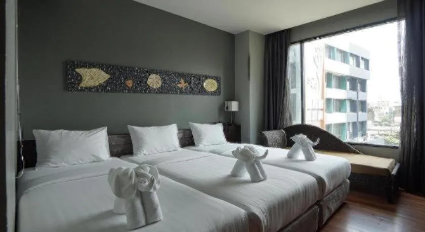 Bed in The Bangkok Venice Suite