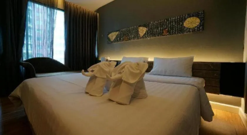 Bed in The Bangkok Venice Suite