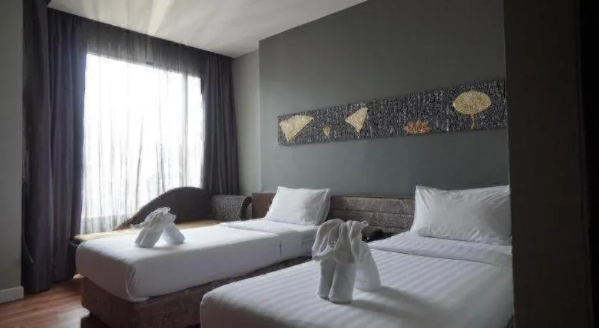 Bed in The Bangkok Venice Suite