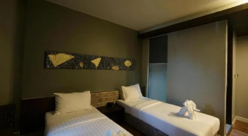 Bed in The Bangkok Venice Suite