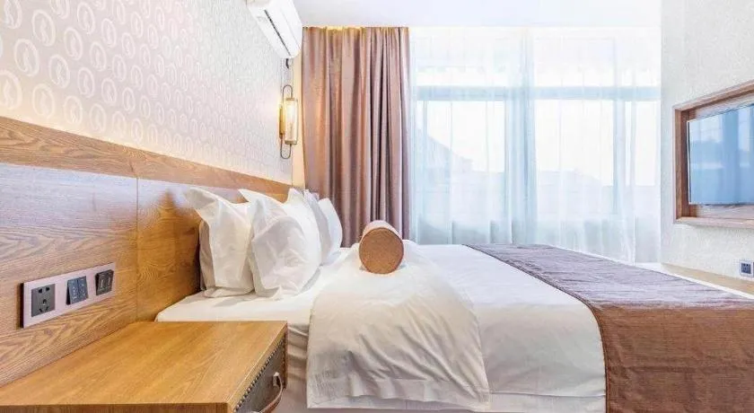 Bed in James Joyce Coffetel Qufu Tourist Center Gulou Street Sankong Scenic Spot