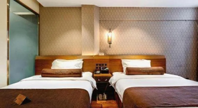 Bed in James Joyce Coffetel Qufu Tourist Center Gulou Street Sankong Scenic Spot