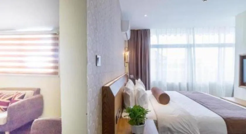 Bed in James Joyce Coffetel Qufu Tourist Center Gulou Street Sankong Scenic Spot