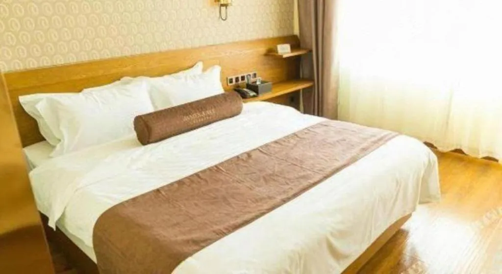Bed in James Joyce Coffetel Qufu Tourist Center Gulou Street Sankong Scenic Spot