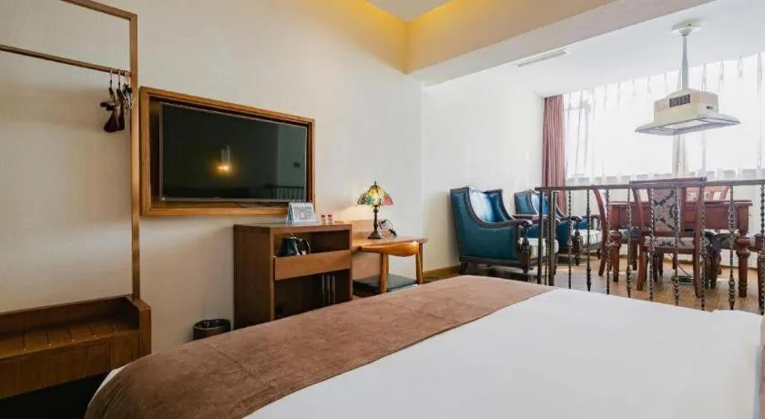 Bed in James Joyce Coffetel Chengdu Jichang Road Shenxianshu