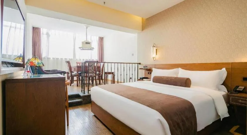 Bed in James Joyce Coffetel Chengdu Jichang Road Shenxianshu