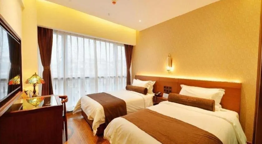 Bed in James Joyce Coffetel Chengdu Jichang Road Shenxianshu