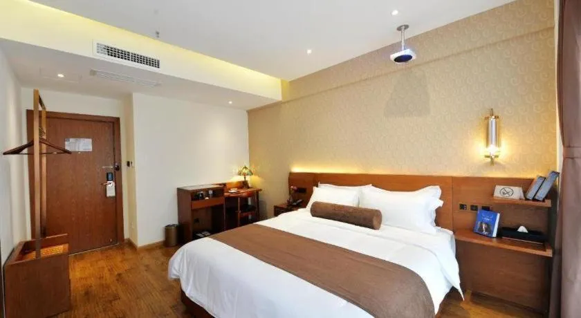 Bed in James Joyce Coffetel Chengdu Jichang Road Shenxianshu