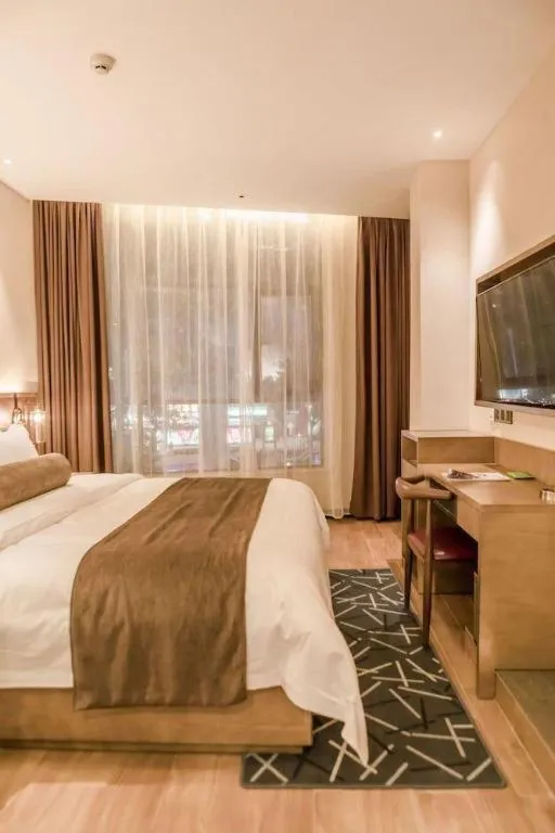 Bed in James Joyce Coffetel Guangzhou Dongxiaonan Metro Station Branch