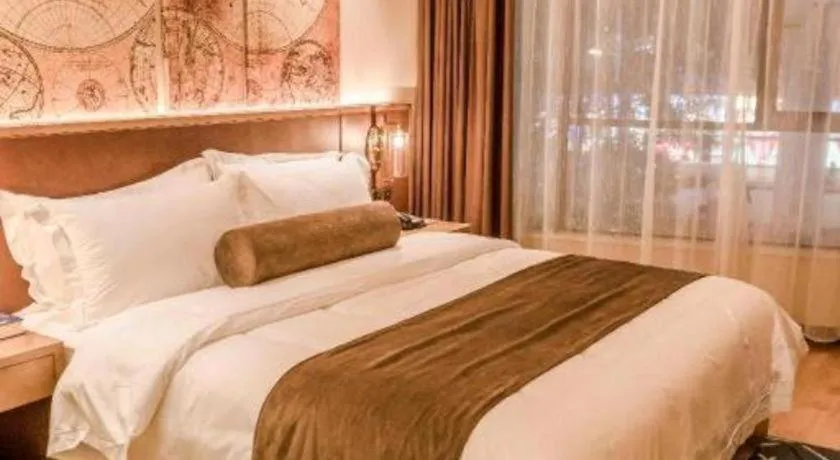 Bed in James Joyce Coffetel Guangzhou Dongxiaonan Metro Station Branch