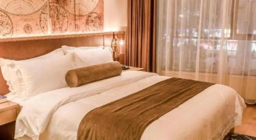 Bed in James Joyce Coffetel Guangzhou Dongxiaonan Metro Station Branch