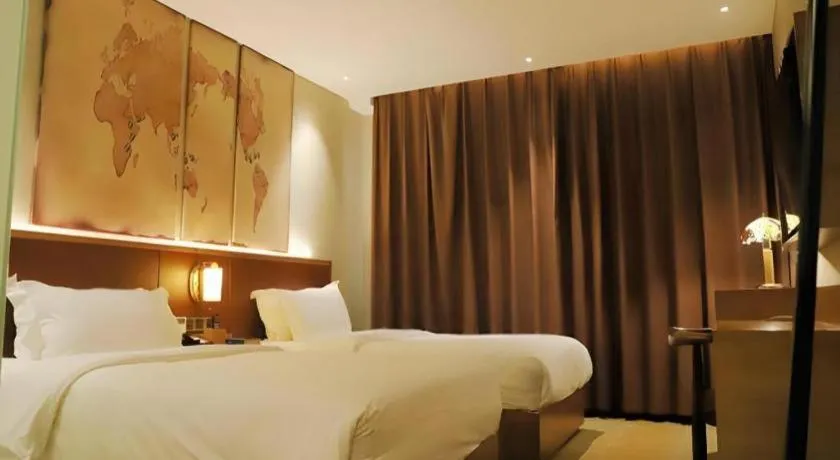 Bed in James Joyce Coffetel Guangzhou Dongxiaonan Metro Station Branch