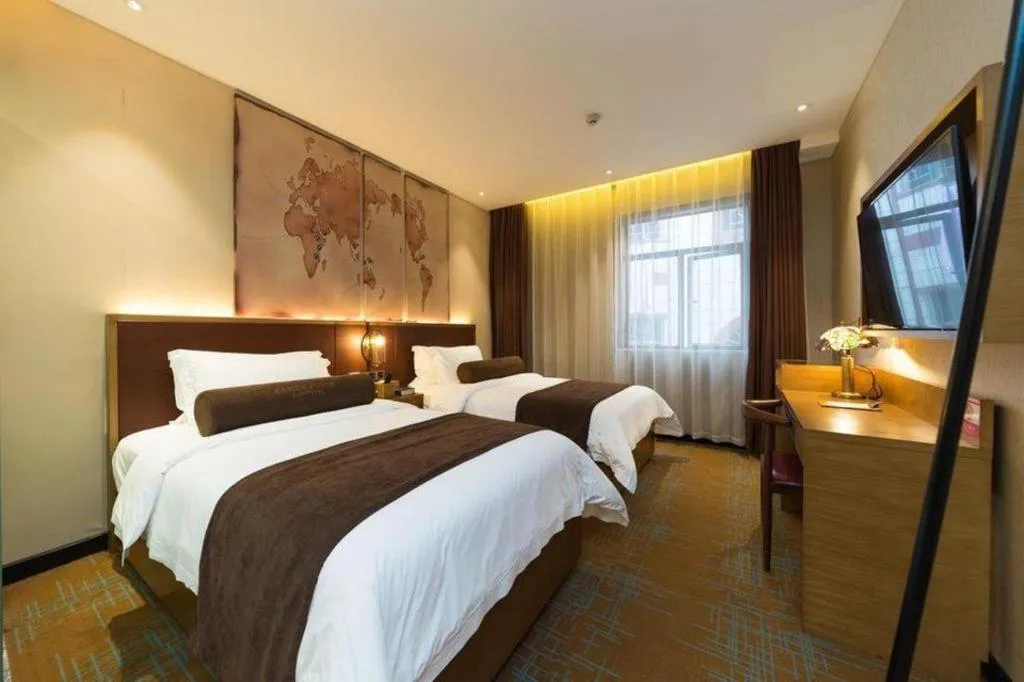 Bed in James Joyce Coffetel Guangzhou Dongxiaonan Metro Station Branch