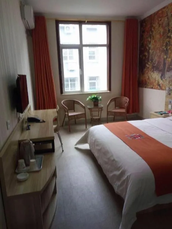 Bed in PAI Hotel Beijing Capital International Airport Linhe Development Zone