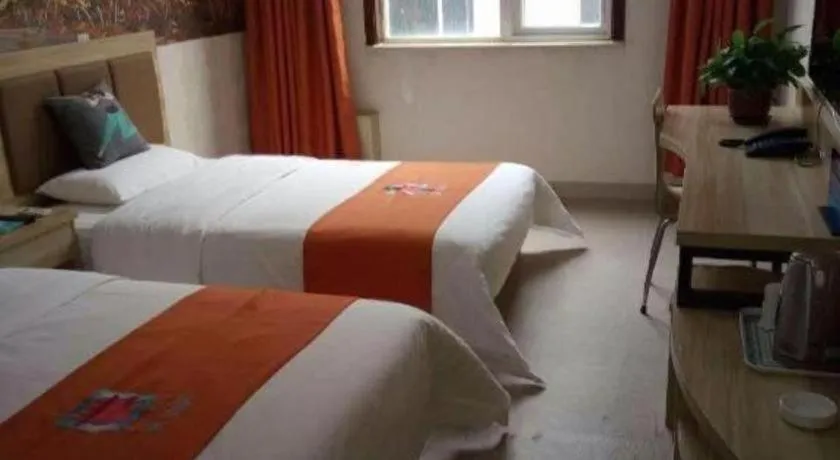 Bed in PAI Hotel Beijing Capital International Airport Linhe Development Zone
