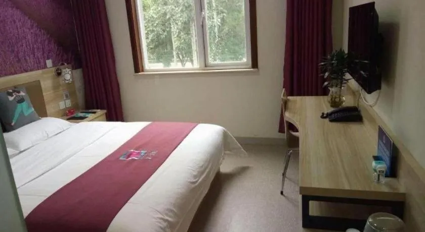 Bed in PAI Hotel Beijing Capital International Airport Linhe Development Zone