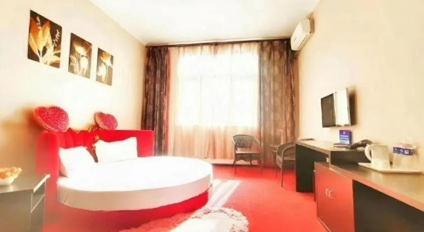 Bed in PAI Hotel Beijing Capital International Airport Linhe Development Zone