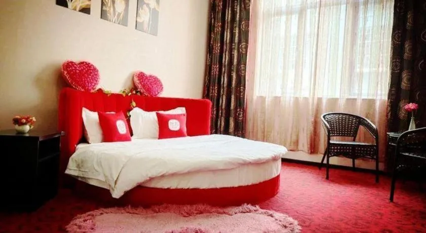 Bed in PAI Hotel Beijing Capital International Airport Linhe Development Zone