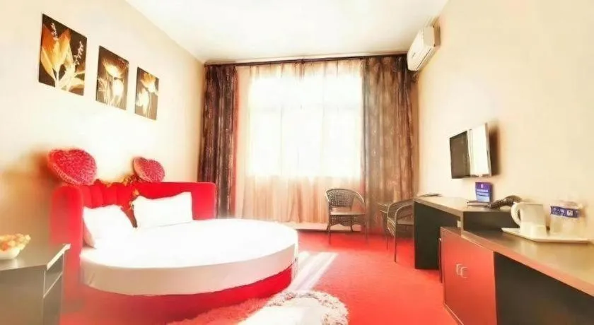 Bed in PAI Hotel Beijing Capital International Airport Linhe Development Zone