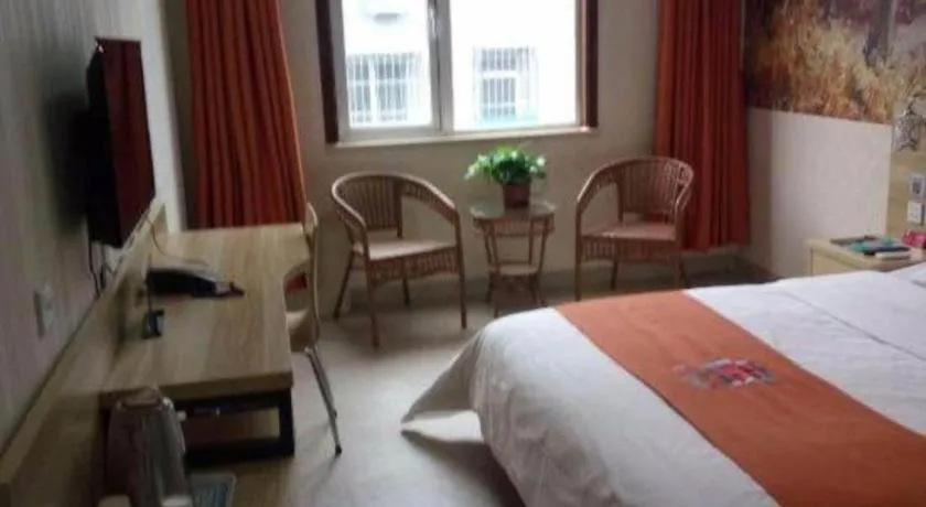 Bed in PAI Hotel Beijing Capital International Airport Linhe Development Zone