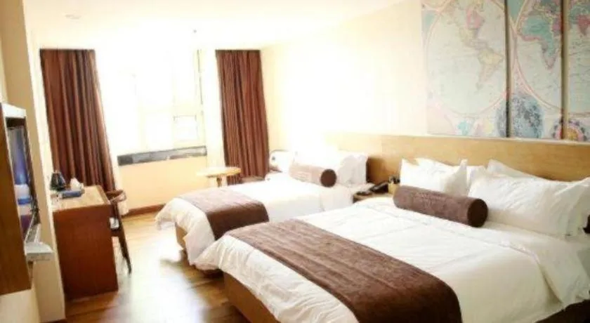 Bed in James Joyce Coffetel Baoding Railway Station