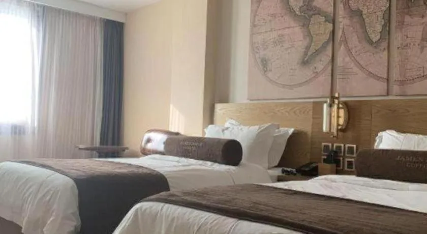 Bed in James Joyce Coffetel Baoding Railway Station