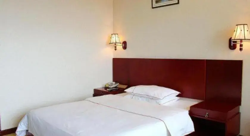 Bed in PAI Hotel Guangzhou North Gate of Chimelong Zoo Bed in PAI Hotel Guangzhou North Gate of Chimelong Zoo