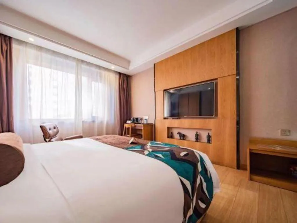 Bed in James Joyce Coffetel Xi'an Laochenggen Hongmiaopo Metro Station